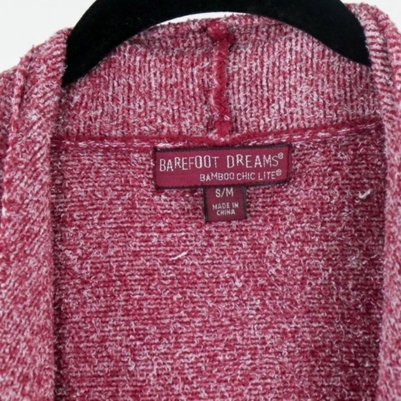 Barefoot Dreams Bamboo Chic Calypso Wrap Sweater ~ EUC - Picture 3 of 4